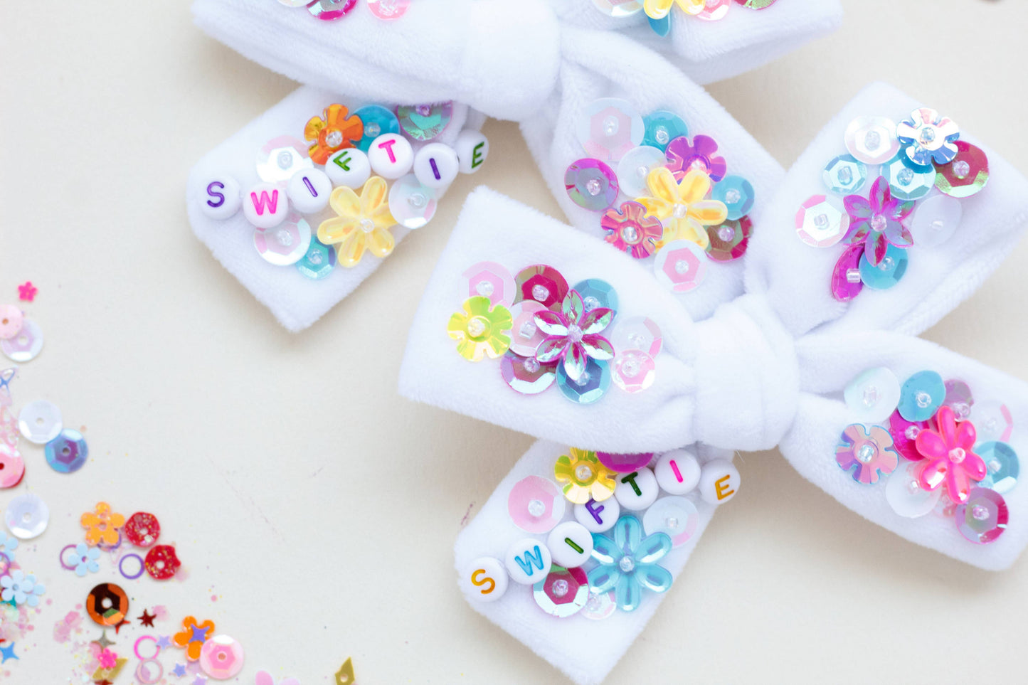 Swiftie Velvet | Sequin Bow