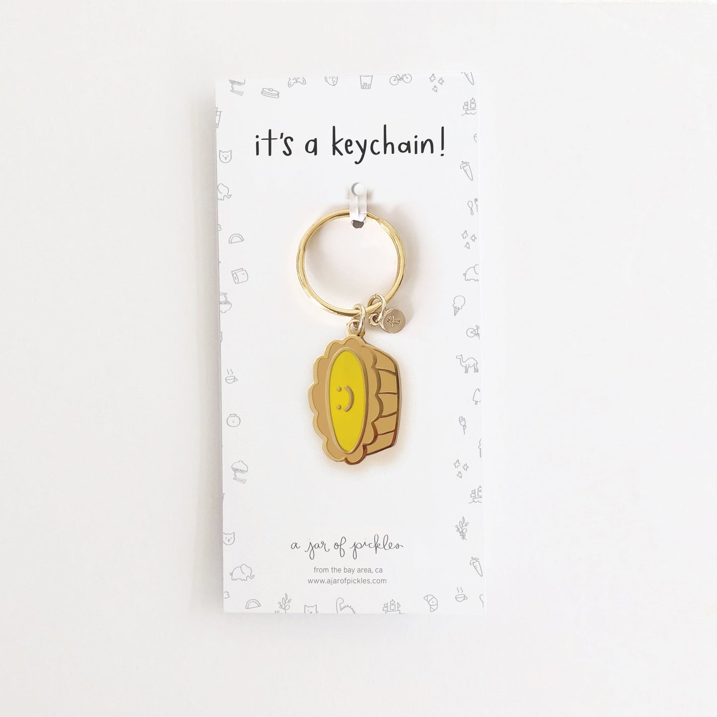Dan Tat Egg Tart Keychain