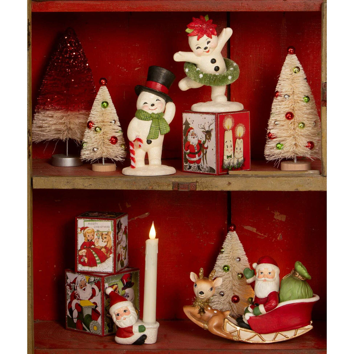 Dancing Snowman Girl | Bethany Lowe | Christmas Decor pre order