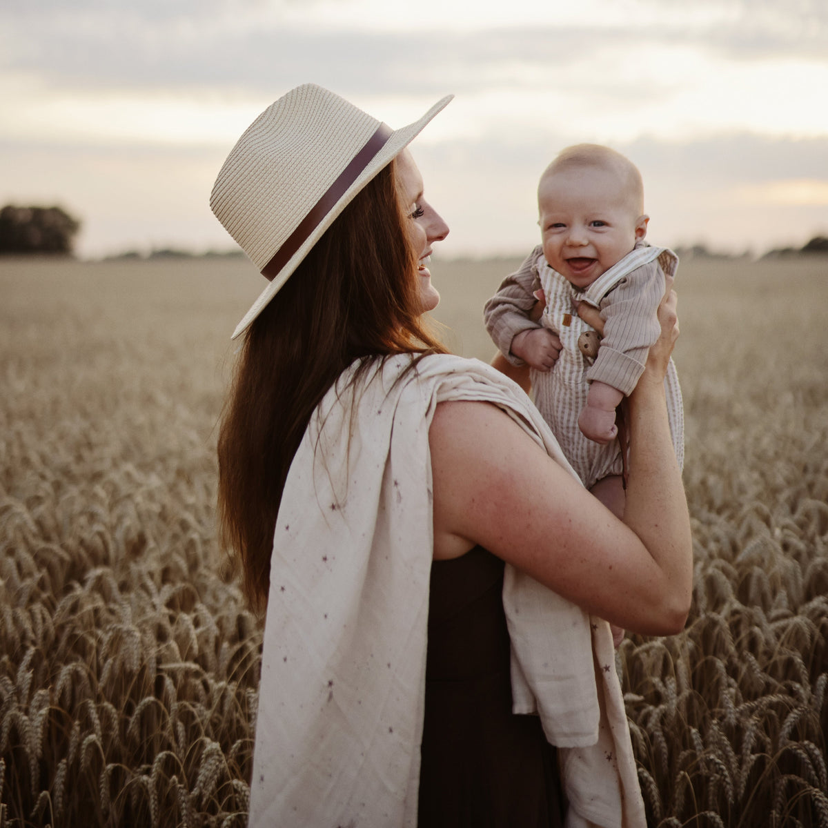 Organic Cotton Muslin Swaddle Blanket