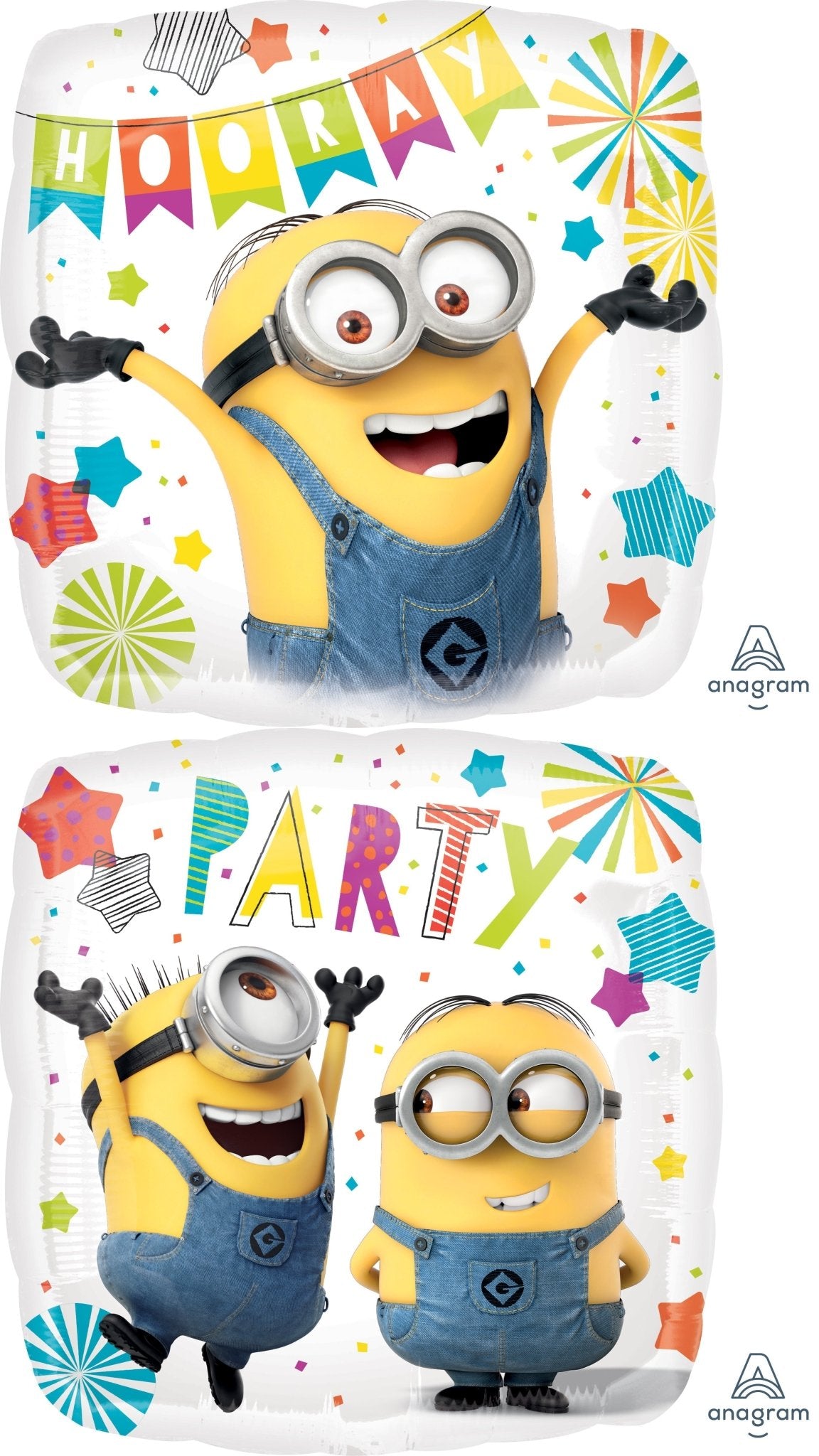 Licensed Despicable Me Minion Foil Balloon (18") โ Fun Minion Party Decor | Air or Helium Inflation
