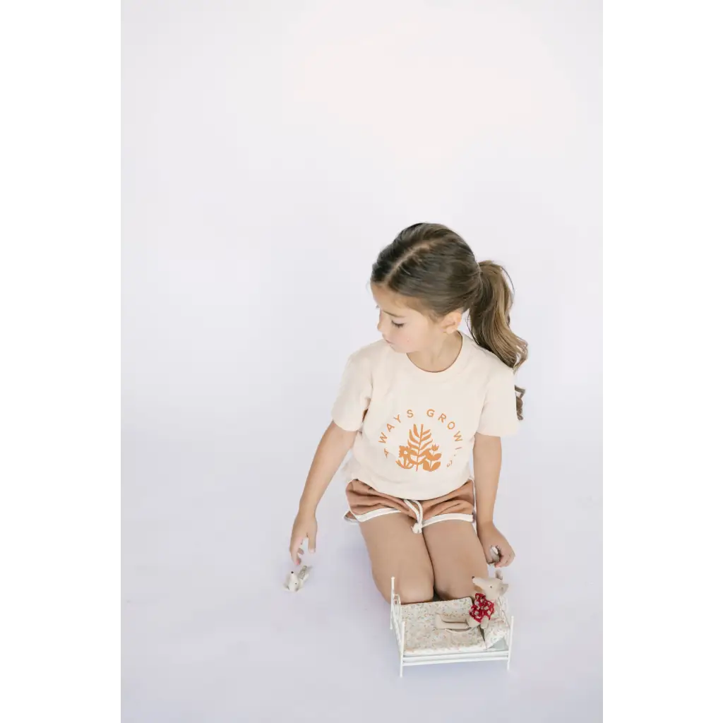 Always Growing Graphic T-Shirt - Peach