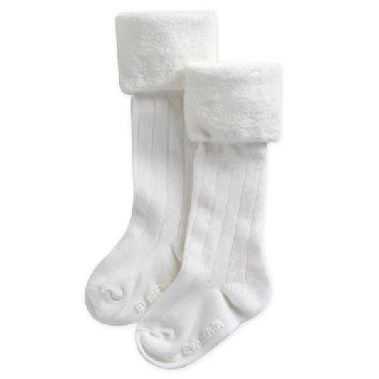 Furry Ivory Sock