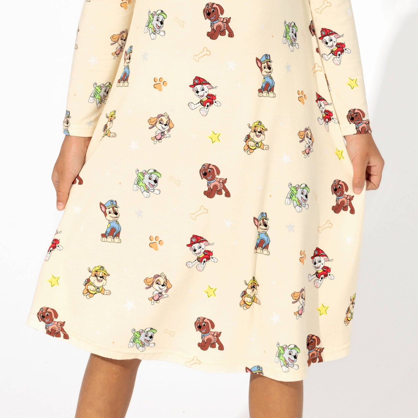 PAW Patrol Bamboo Girls' Long Sleeve Dress