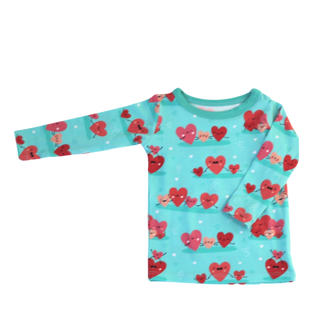 Heart Family Daywear Long Sleeve Shirt - RUNS SMALL SIZE UP