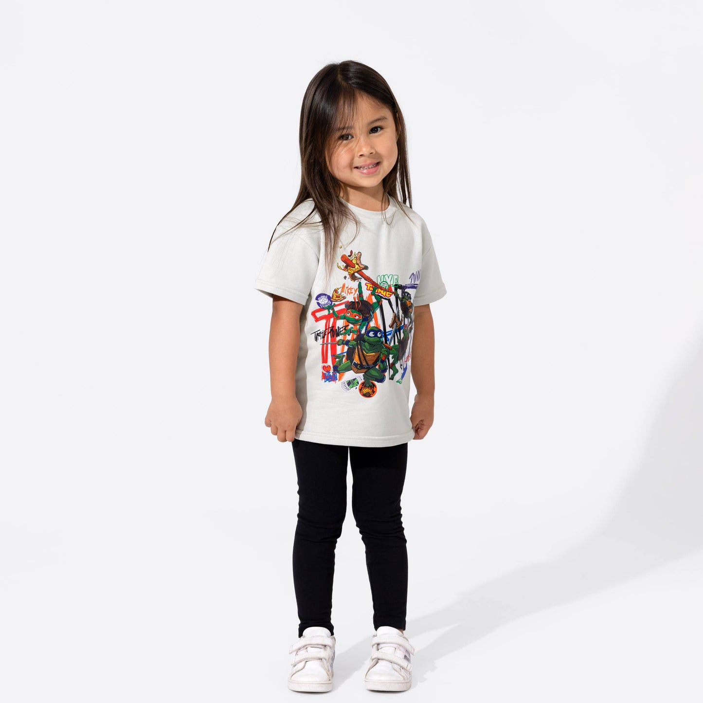TMNT Mutant Mayhem Glacier White T-Shirt