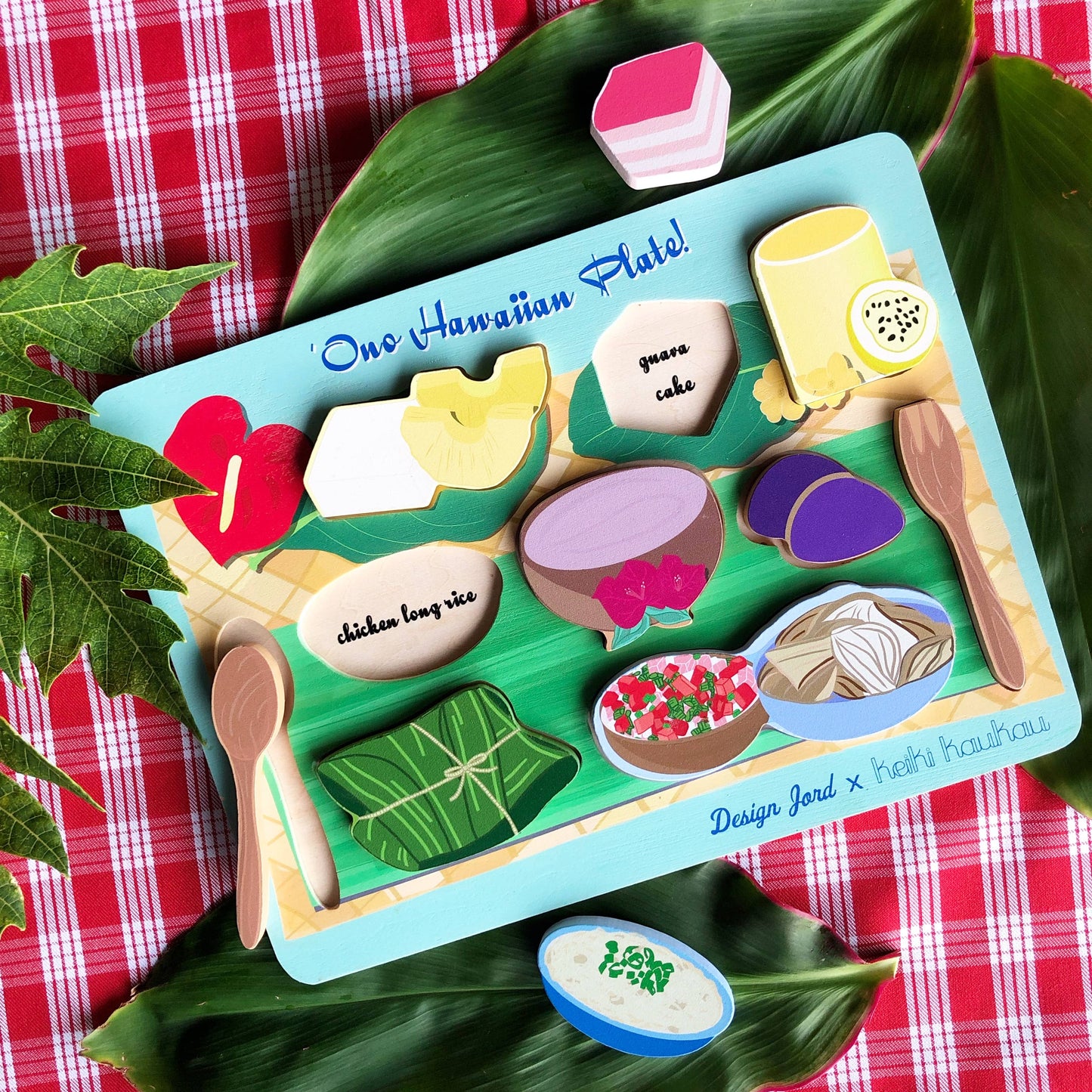 Hawaiian Plate Wooden Puzzle