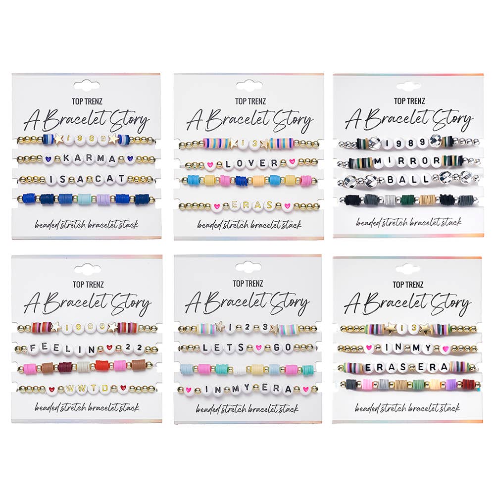 A Bracelet Story - Eras Edition Beaded Stretch Bracelets Set