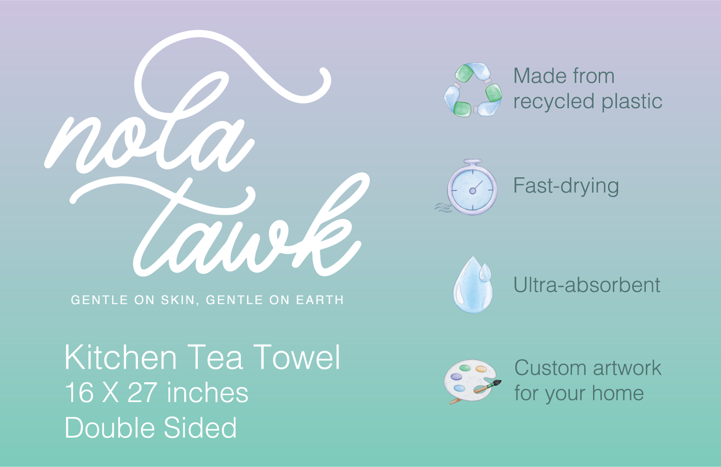 King Cake Kitchen Towel