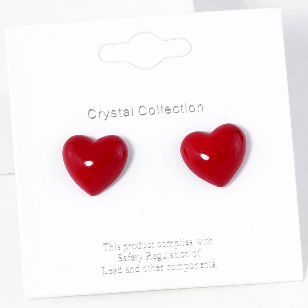 Chic Heart Stud Earrings