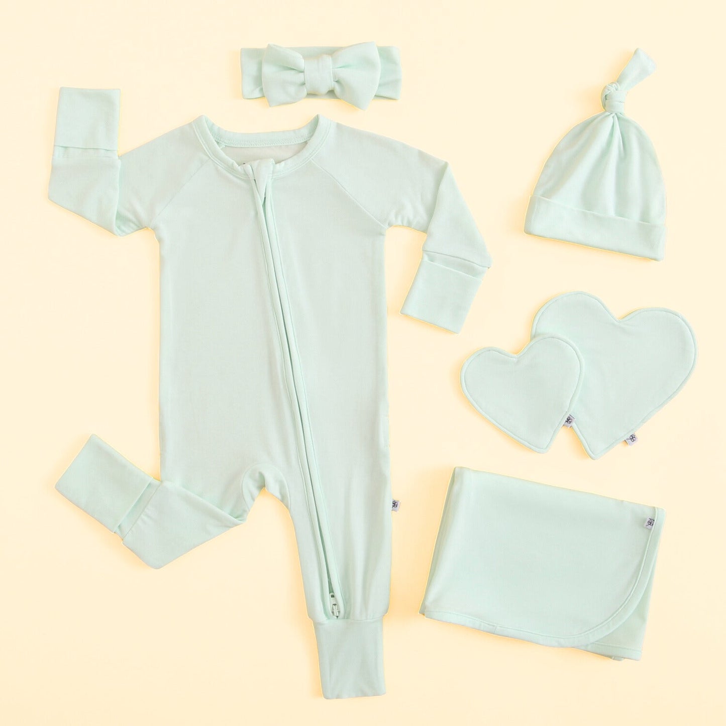 Meadow Zippered Baby Romper