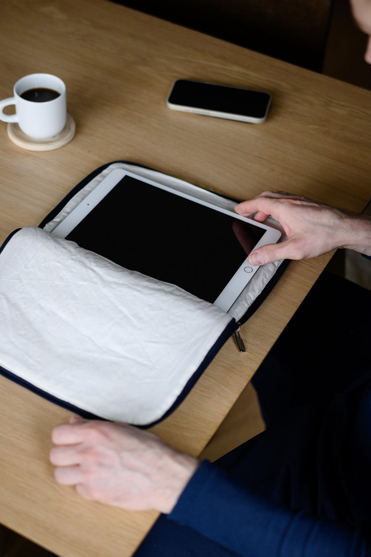 Others Navy Tablet Sleeve