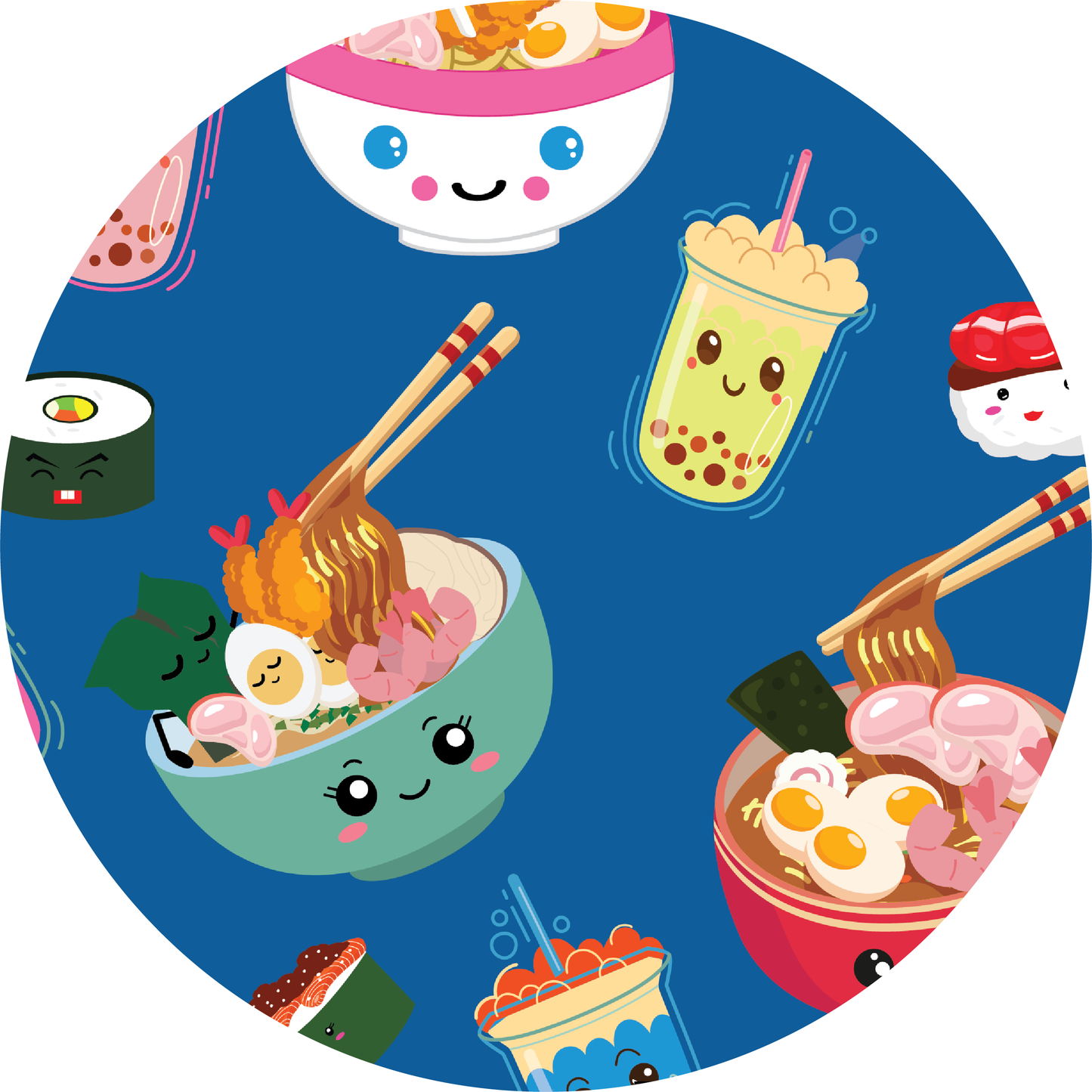 Wokin' and Rollin' Fun Sushi, Ramen, Pho Premium Convertible