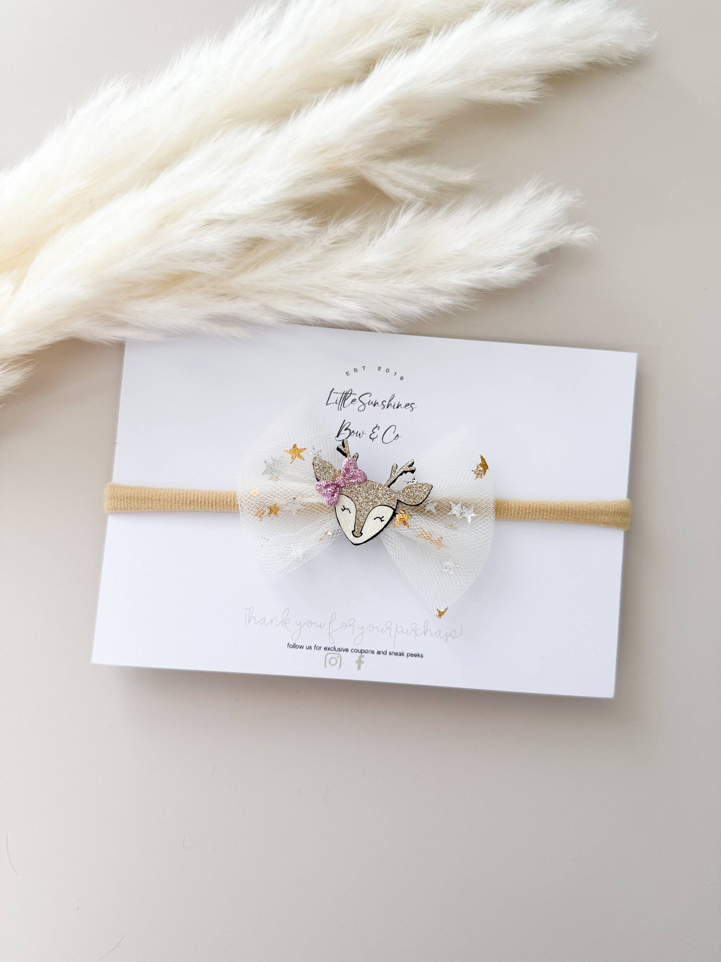 Reindeer Hair Clips & Headbands
