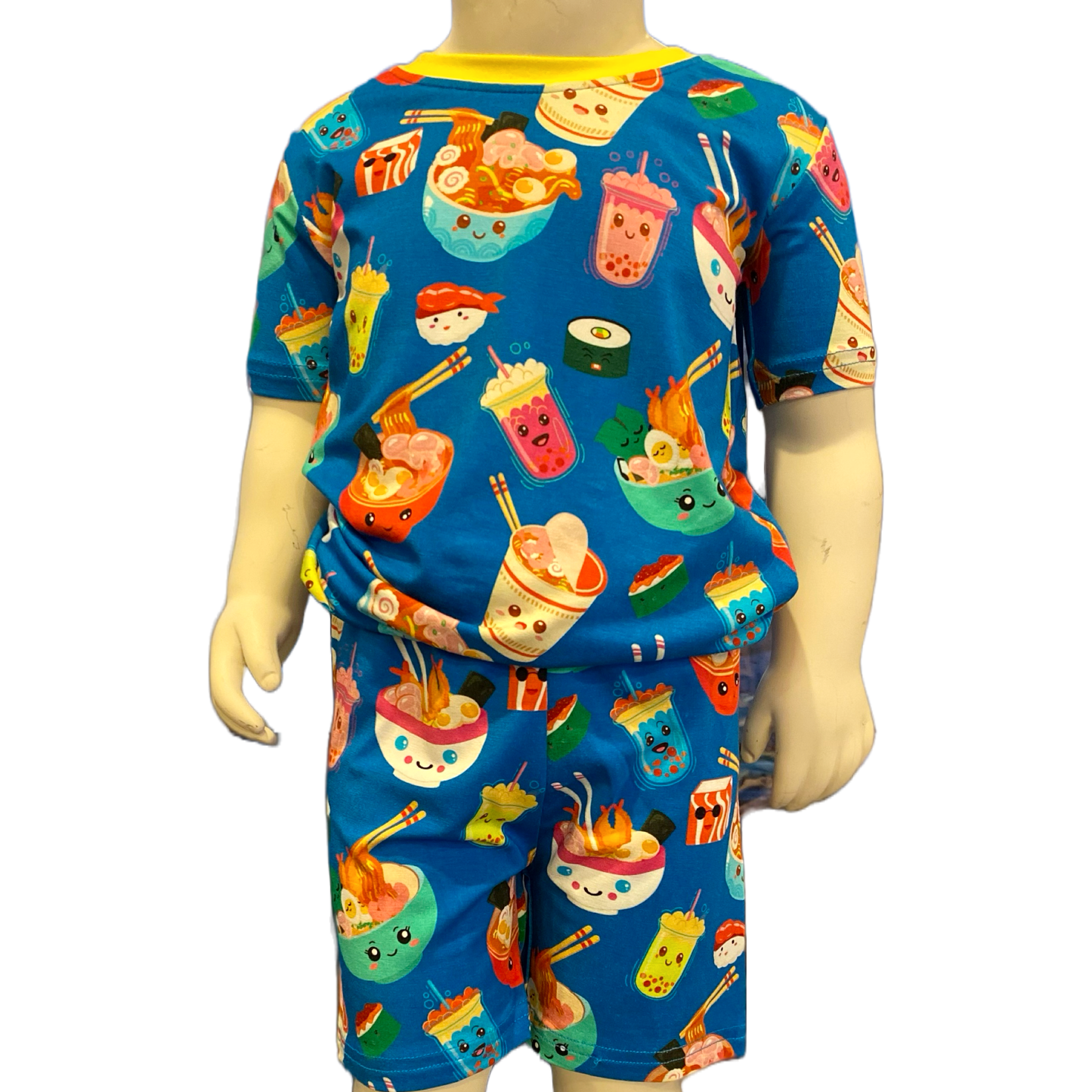 Wokin & Rollin' 2PC. Short Sleeve PREMIUM Bamboo Short Set