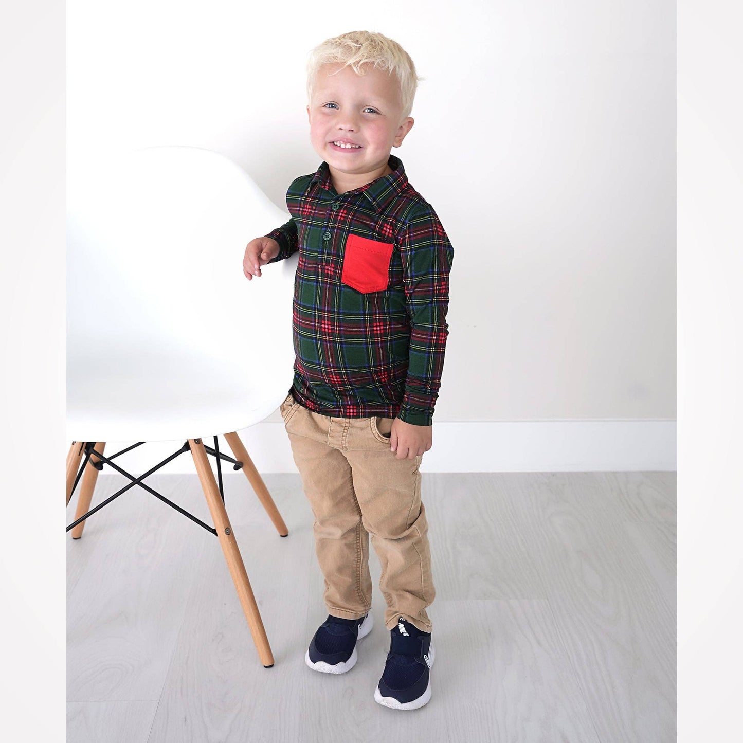Tartan LS Polo
