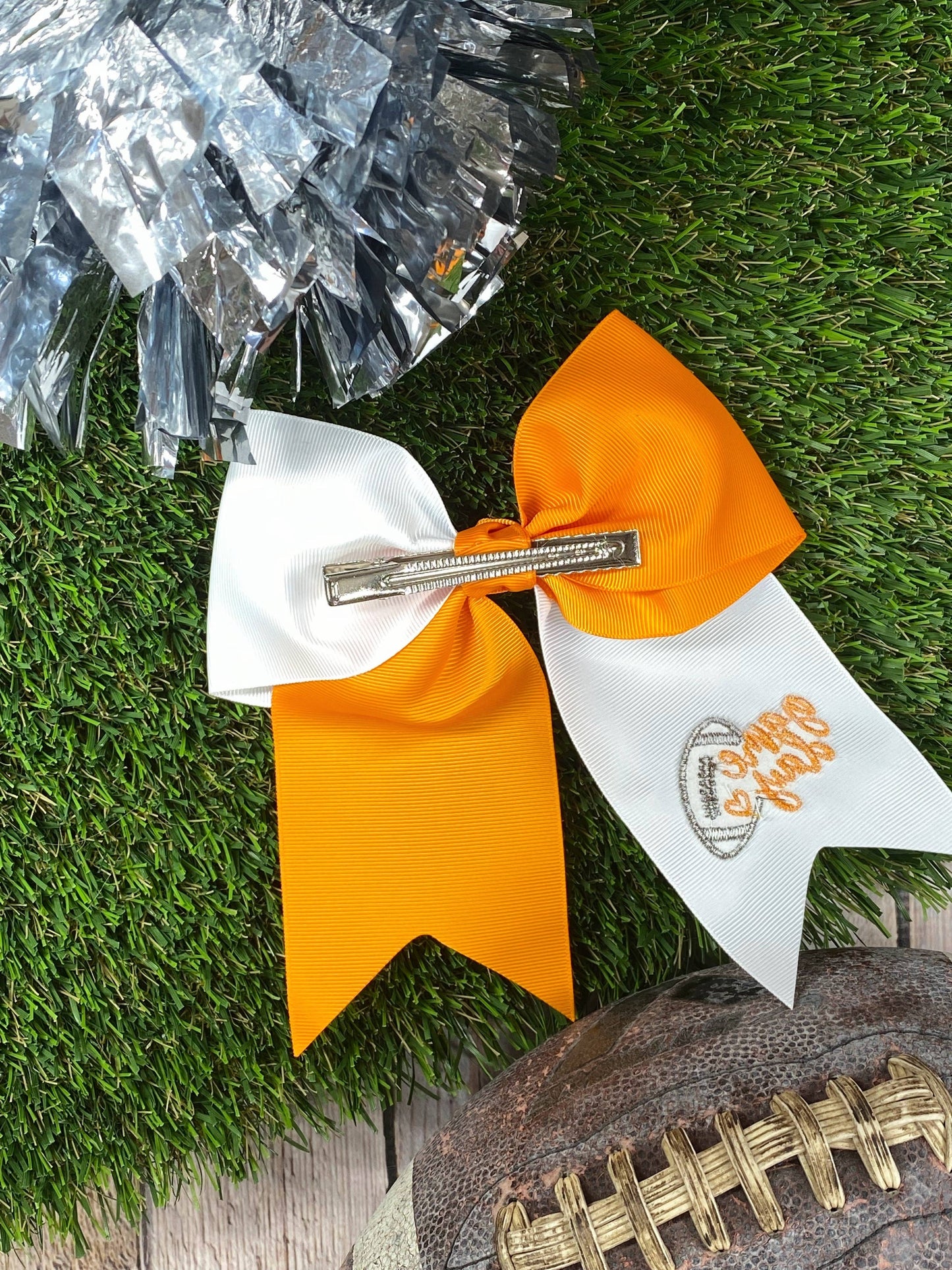 Game Day Embroidered Cheer Bows: Fall 2025 Game Day