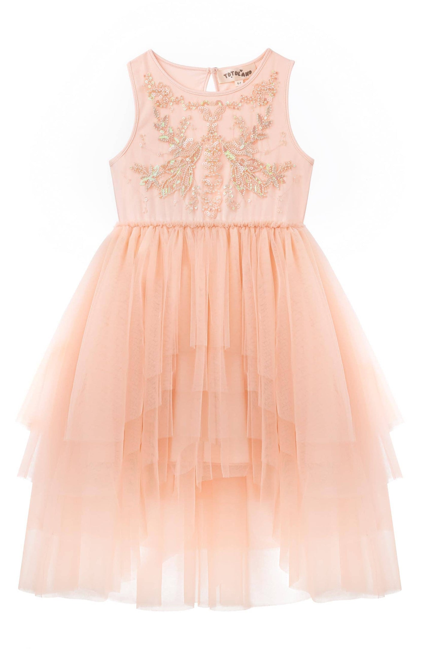 Whimsical Layered Tulle Toddler Dress