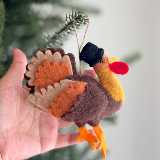Felt Turkey Ornament