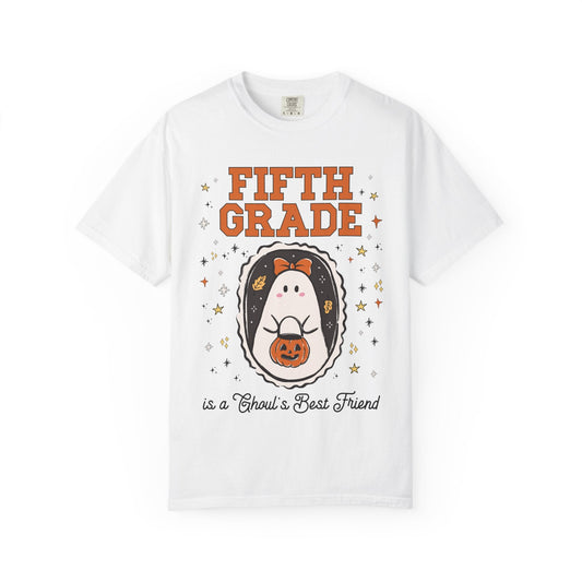 Fifth Grade Halloween Teacher Tee