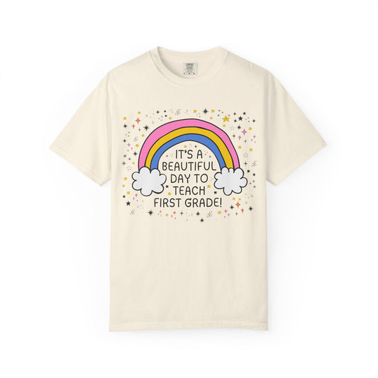 First Grade Teacher Tee Shirt
