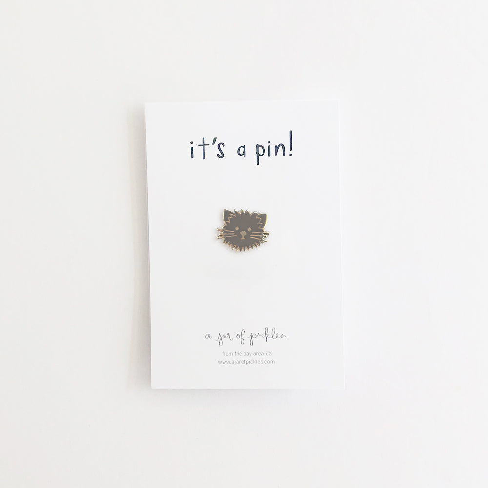 Fluffy Cat Pin