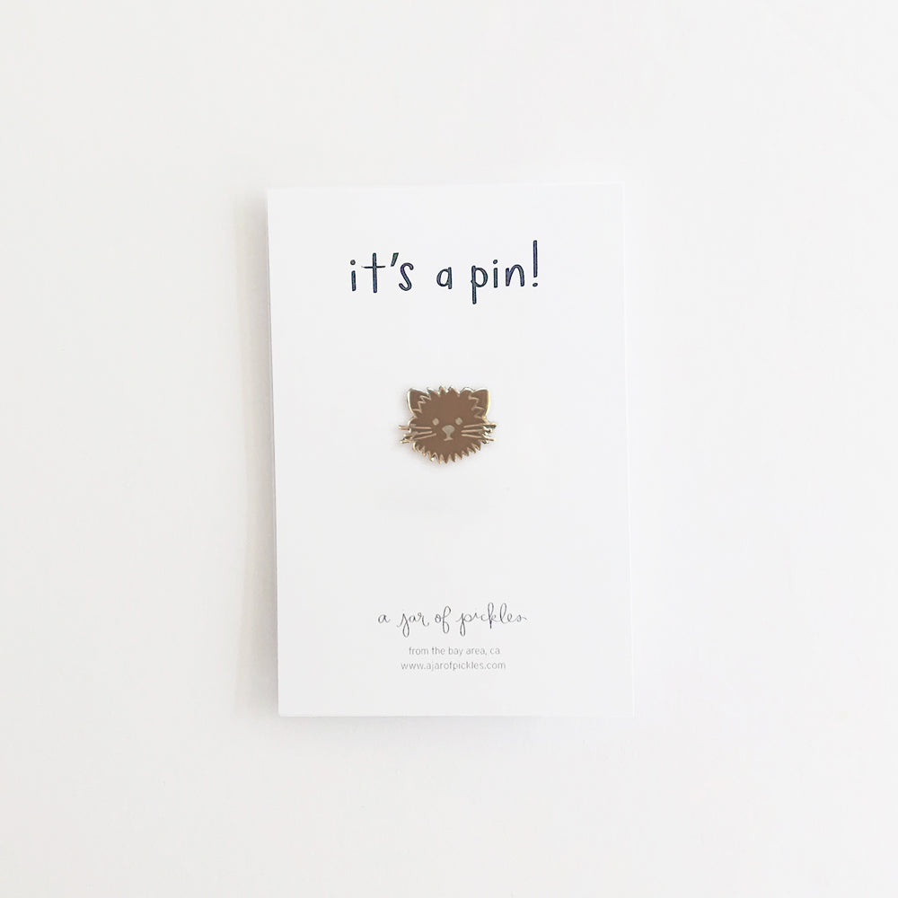 Fluffy Cat Pin