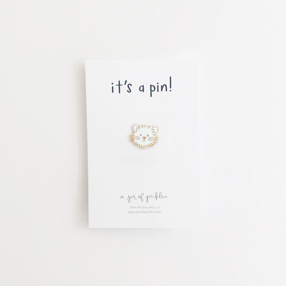 Fluffy Cat Pin