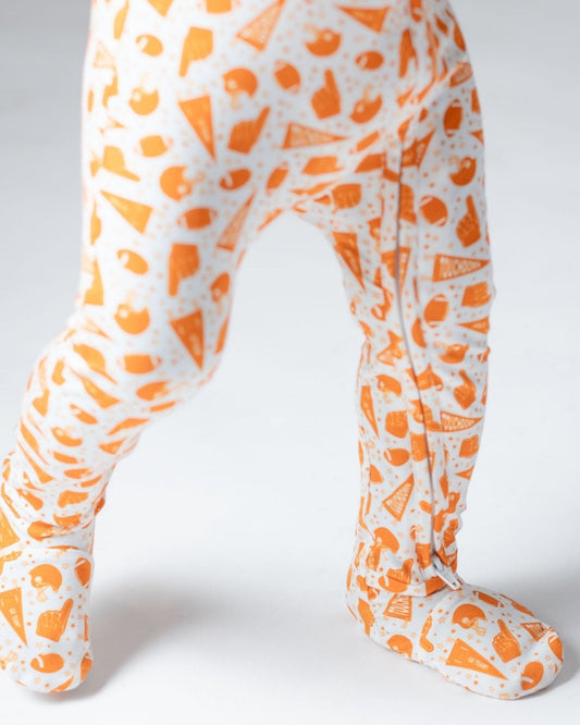Football Bamboo Baby One-Piece