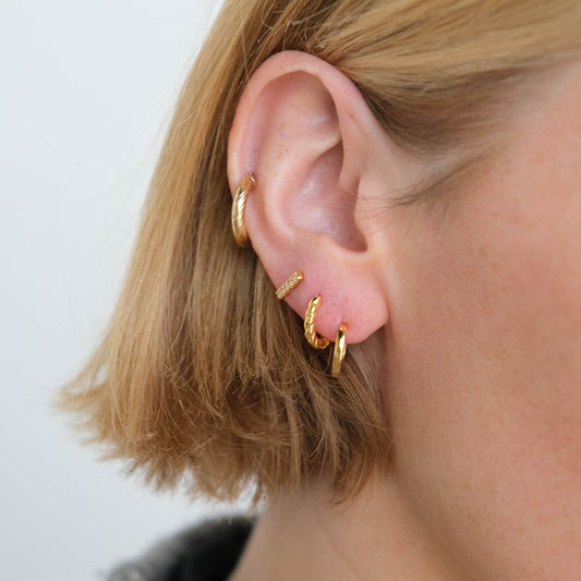 Gold Waterproof Classics Dainty Earring Set