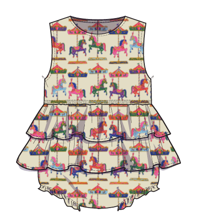 Baby Goldie Sleeveless Bubble