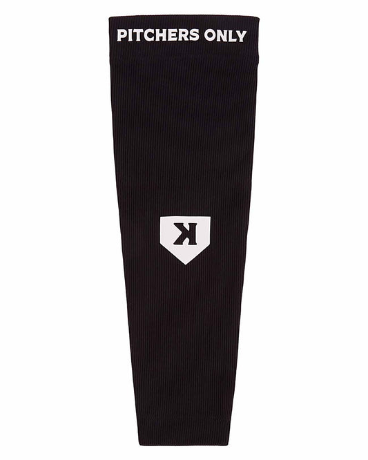 Graduated Compression Pitcher Arm Sleeve - Black