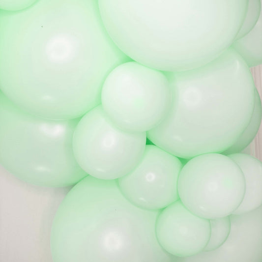 Green Balloon Garland