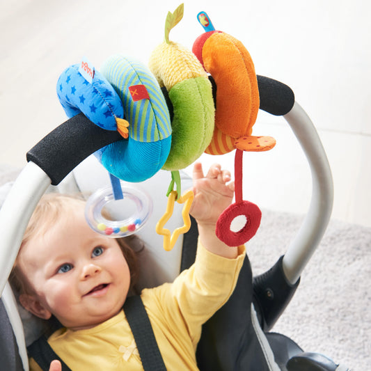 Rainbow Activity Spiral Stroller & Car Seat Toy