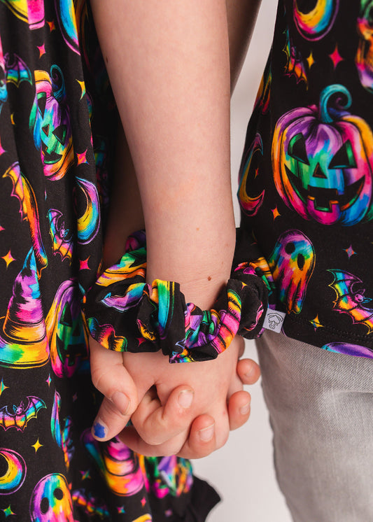 Halloween | Rainbow Haunts | Bamboo Scrunchie