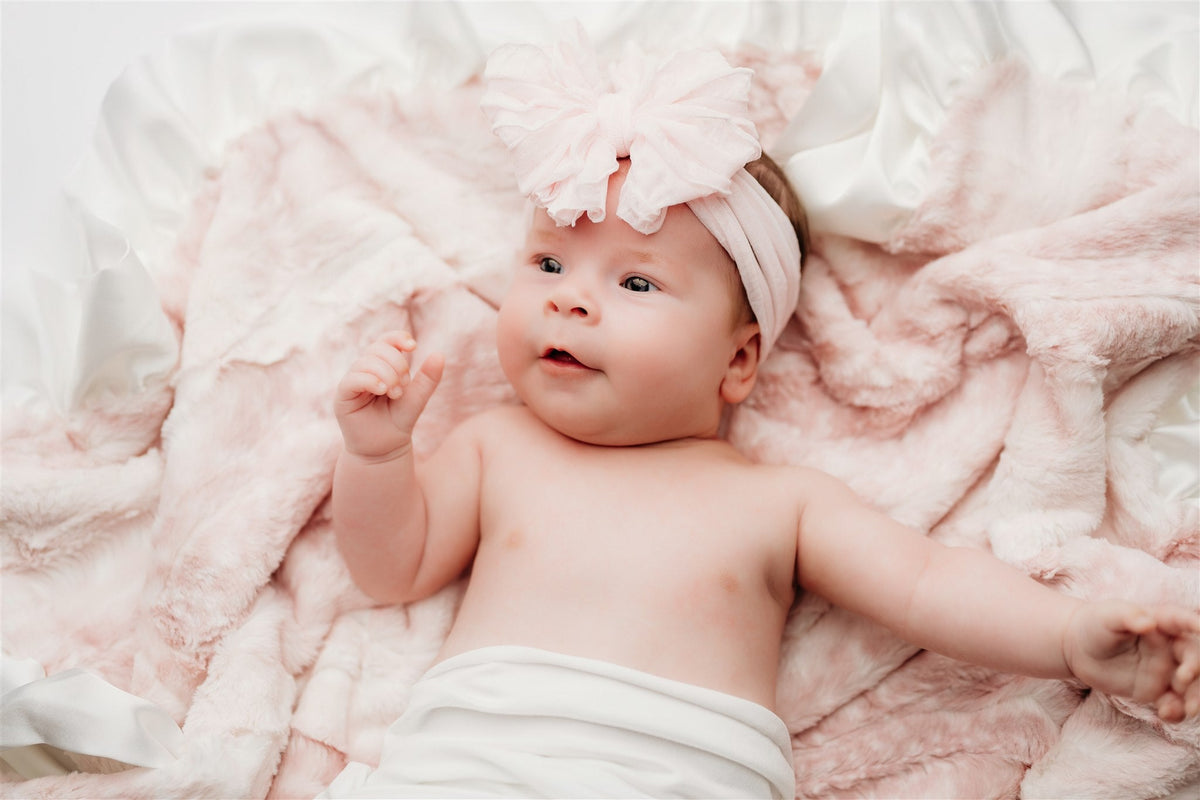 Sweet Pink Fawn Blanket