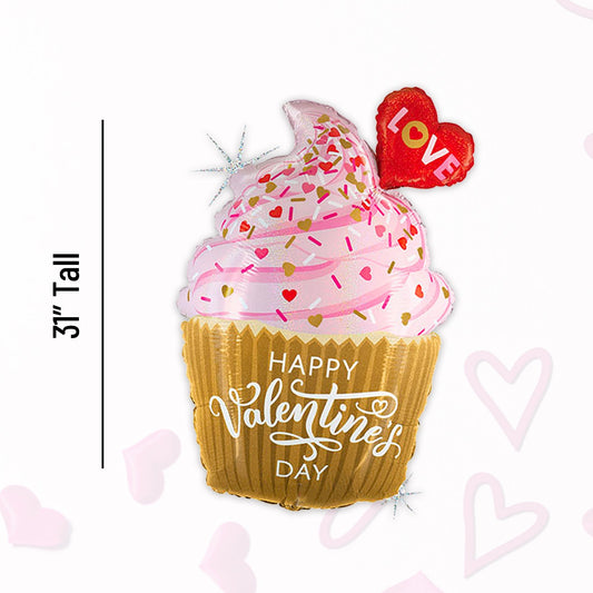 Valentine's Cupcake Balloon