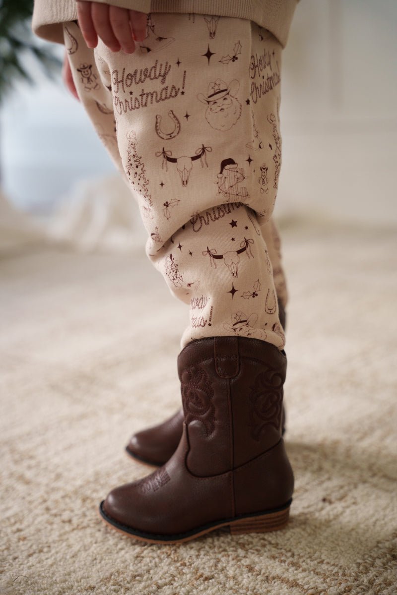 Howdy Christmas Sweat Set