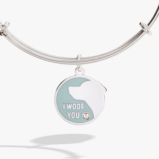 Dog 'I Woof You' Bangle