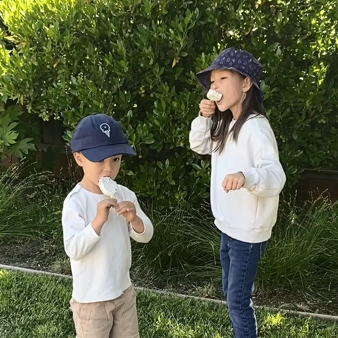 Ice Cream Kids Embroidered Baseball Cap