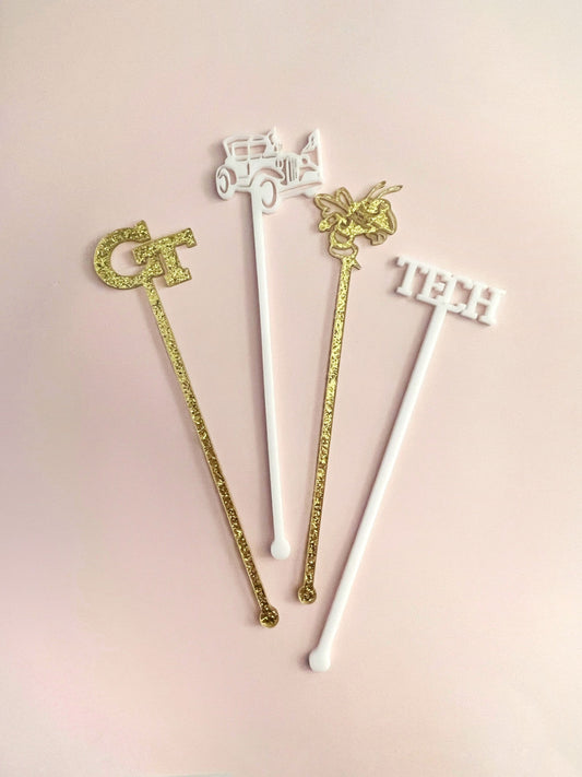 Georgia Tech Stir Stick Set