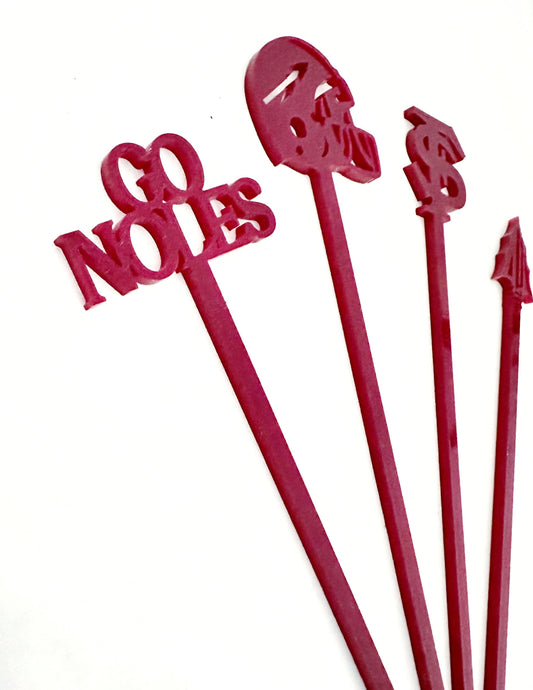 FSU - Florida State Stir Stick Set