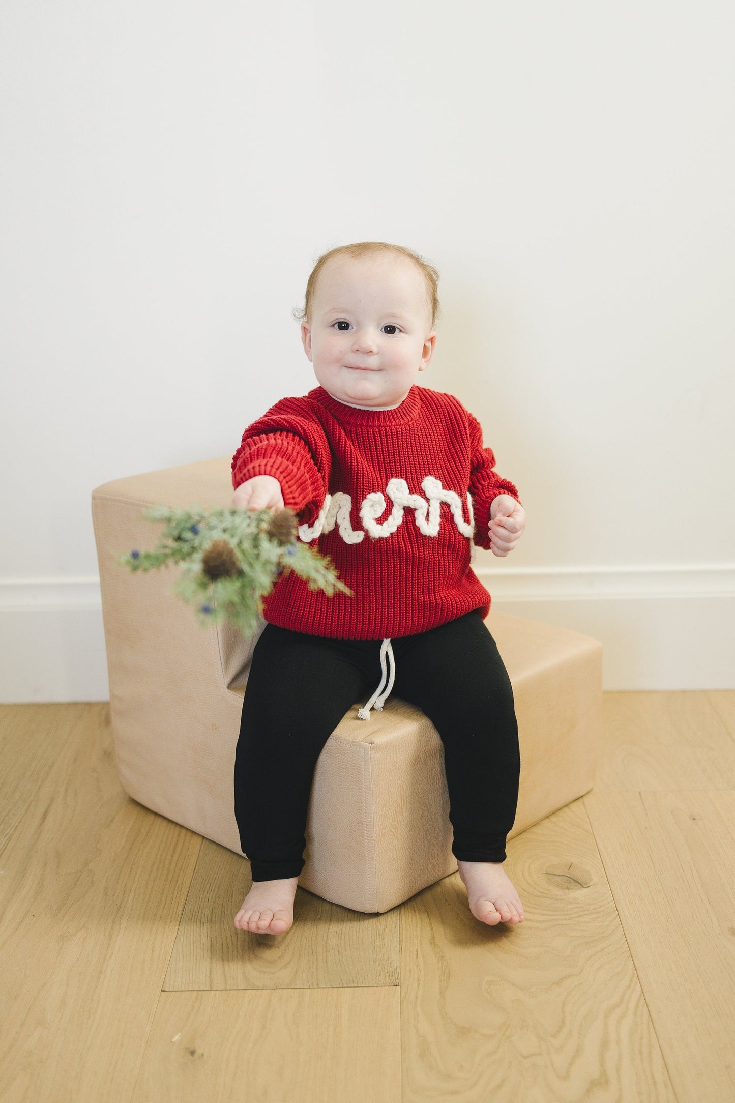 Merry Hand Embroidered Sweater
