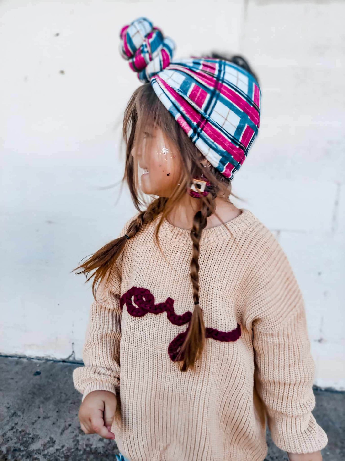 Joy Hand Embroidered Christmas Sweater