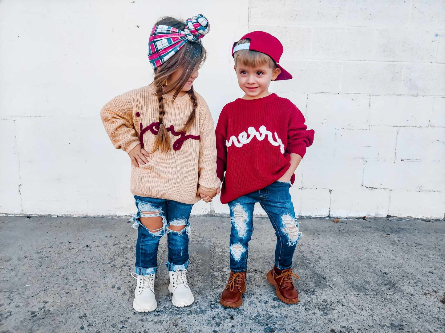 Merry Hand Embroidered Sweater