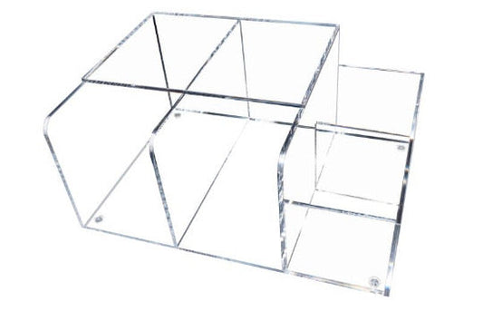 LELLOBABYโข - Deluxe Lucite Acrylic Diaper Caddy
