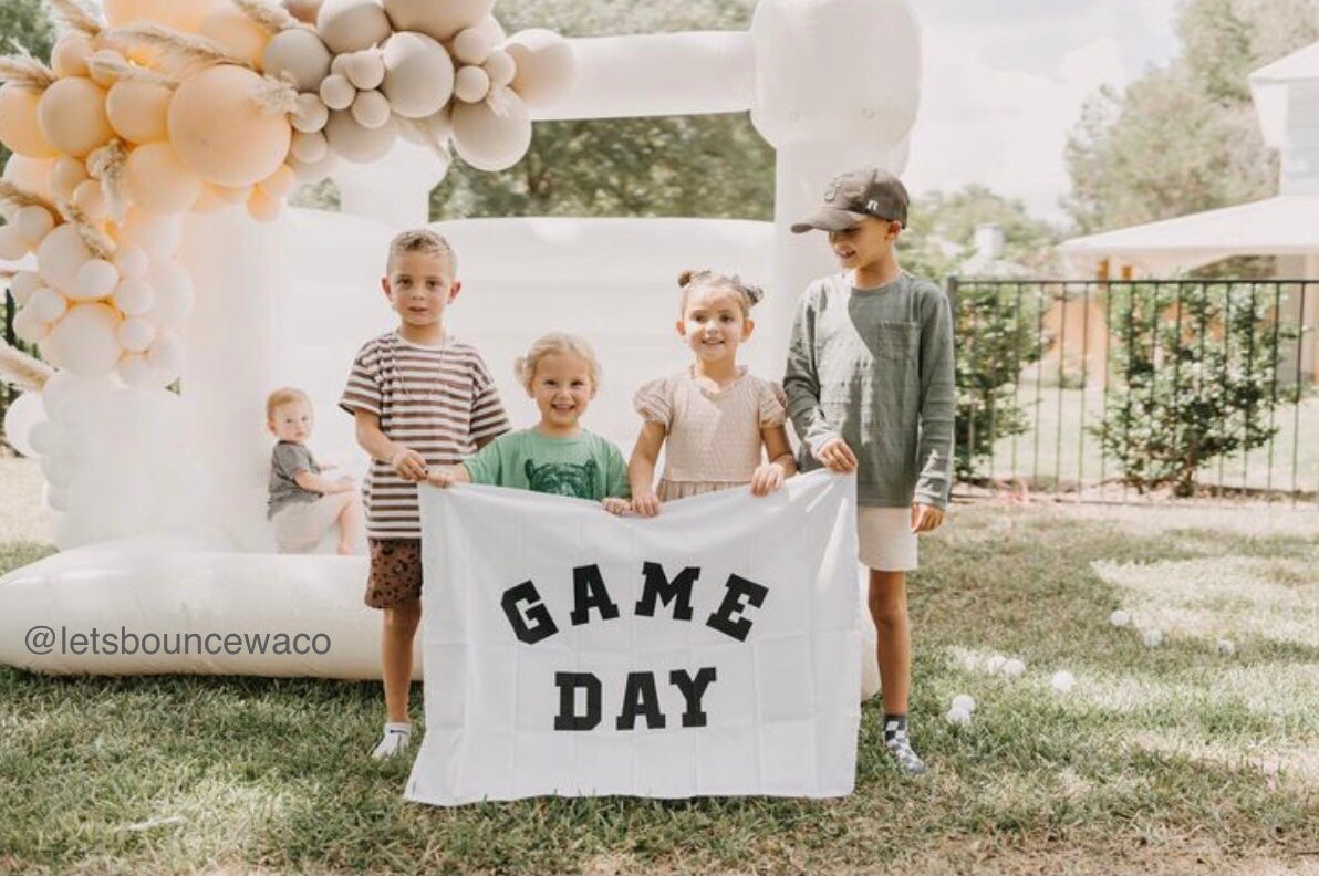 {White} Game Day Banner