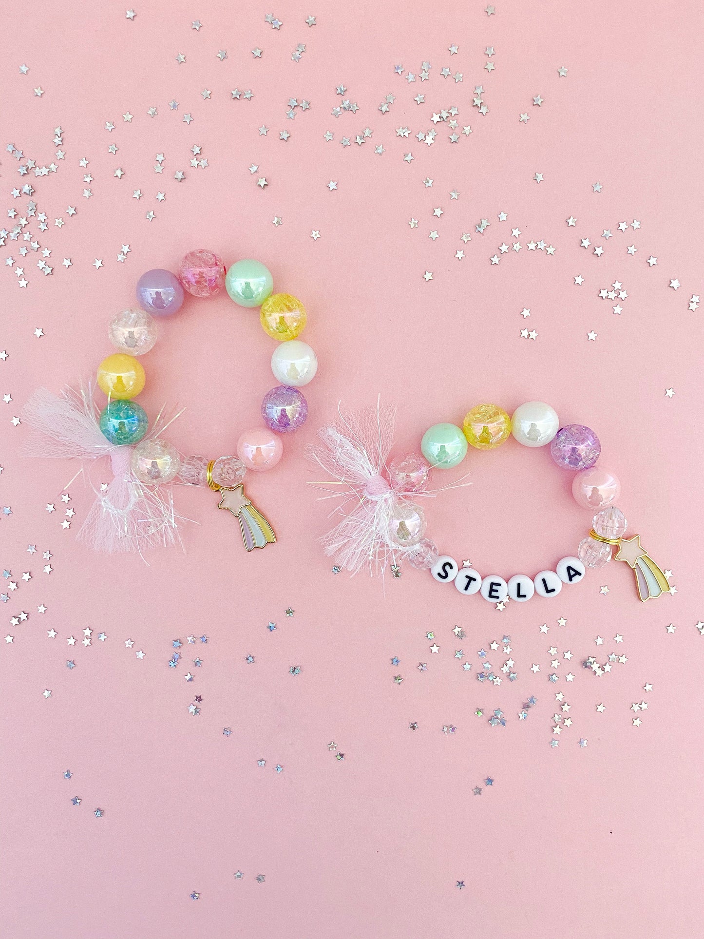 Wish Upon A Star Charm Bracelet- Customizable