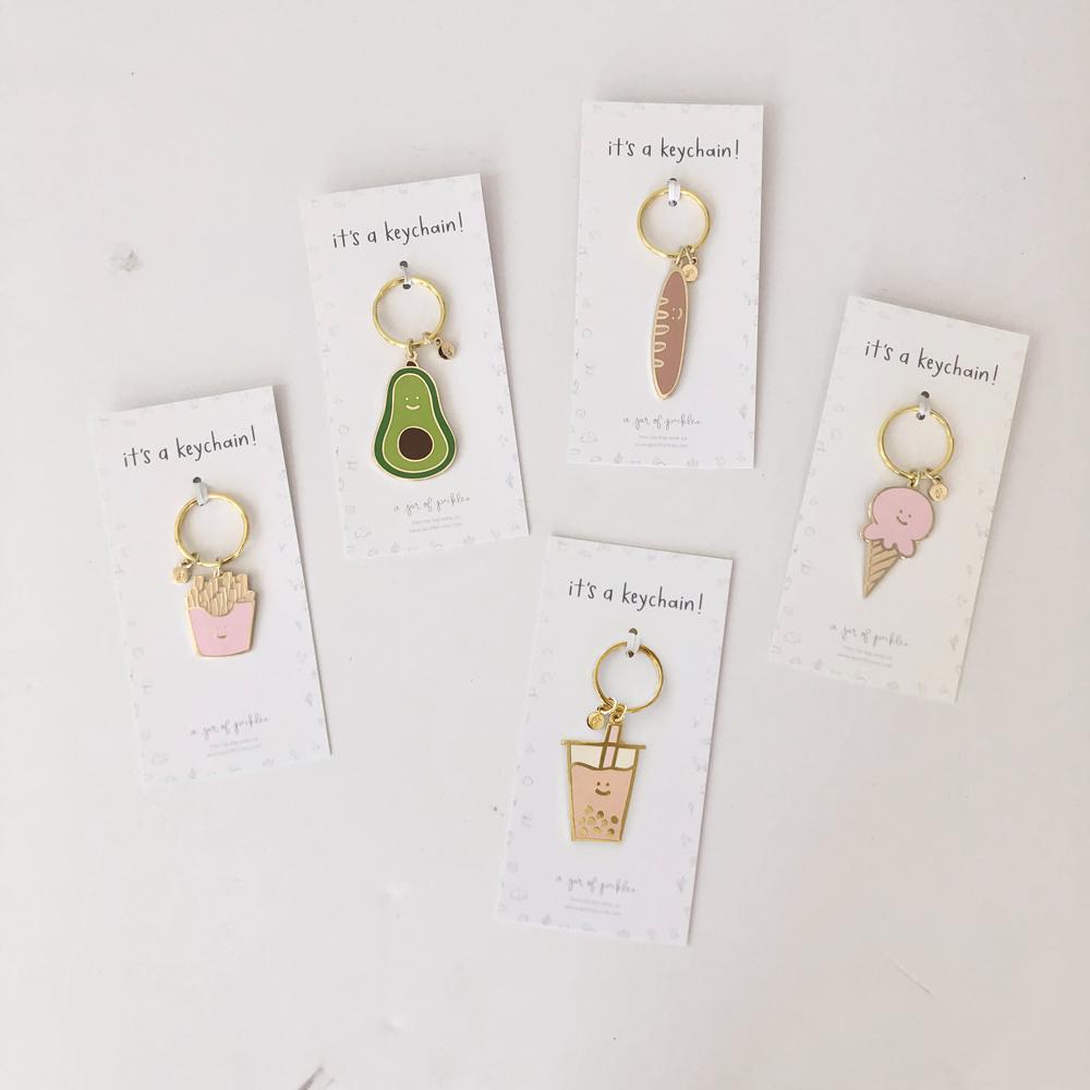 Avocado Keychain
