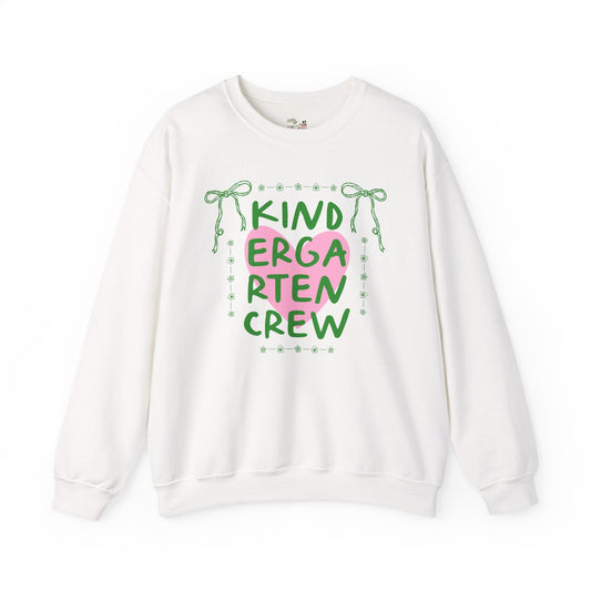 Kindergarten Crew Matching Teacher Sweatshirt